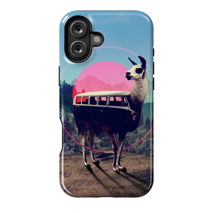 iPhone 16 Plus StrongFit Llama Van by Ali Gulec