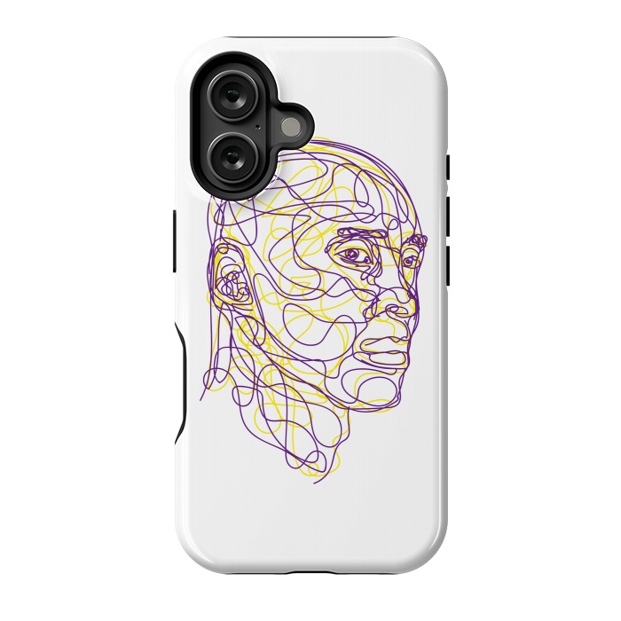 iPhone 16 StrongFit Kobe Bryant - Art Tribute to a Legend by Mitxel Gonzalez