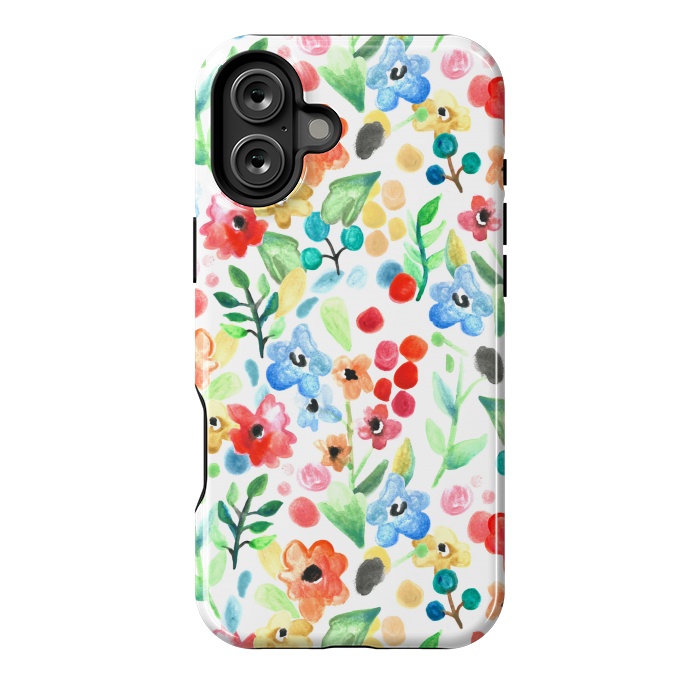 iPhone 16 Plus StrongFit Flourish - Watercolour Floral by Tangerine-Tane