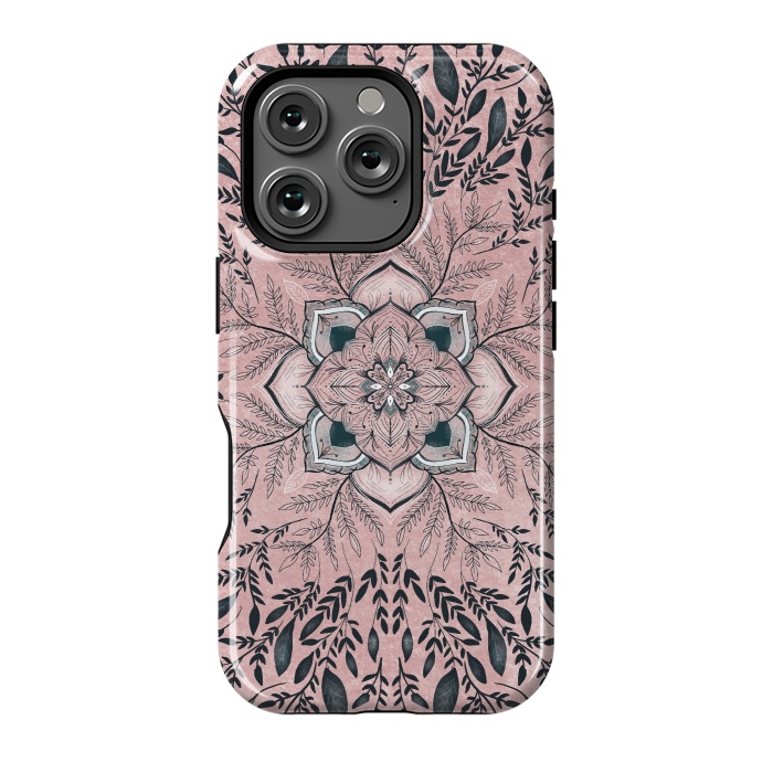 iPhone 16 Pro StrongFit Pink nature by Rose Halsey