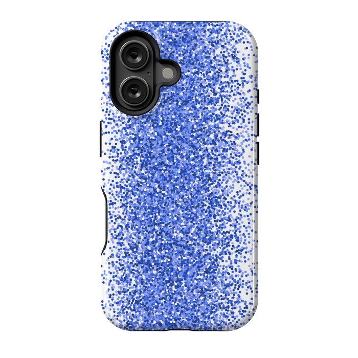 iPhone 16 StrongFit Blue Sparkles by Martina