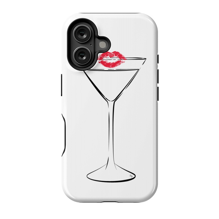 iPhone 16 StrongFit Martini Kiss by Martina