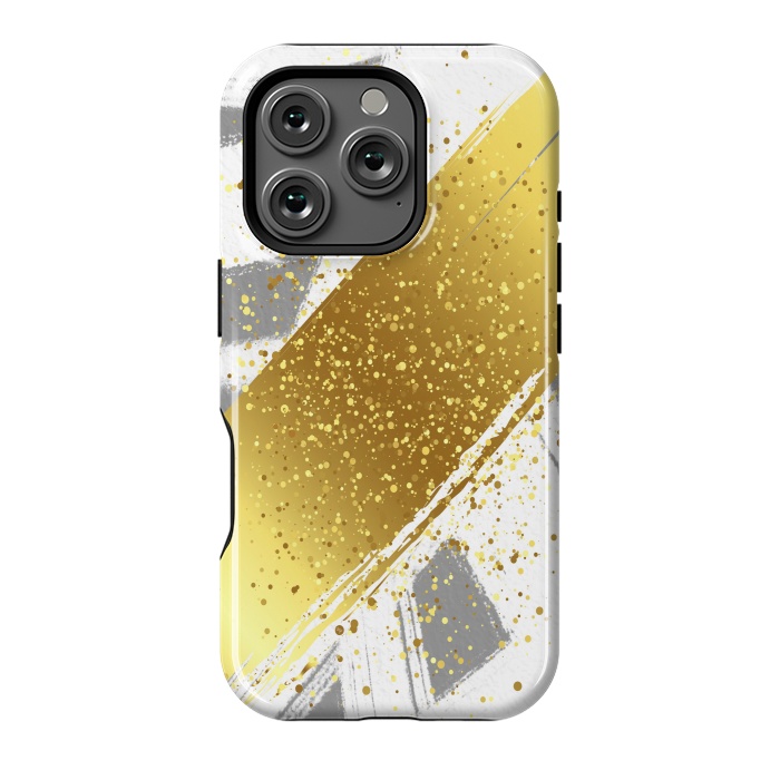 iPhone 16 Pro StrongFit Golden Paint by Martina