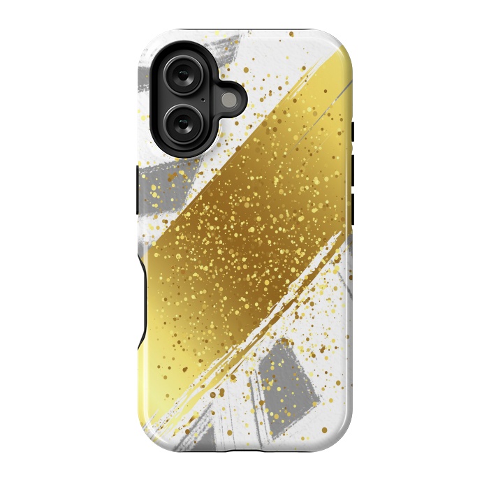 iPhone 16 StrongFit Golden Paint by Martina