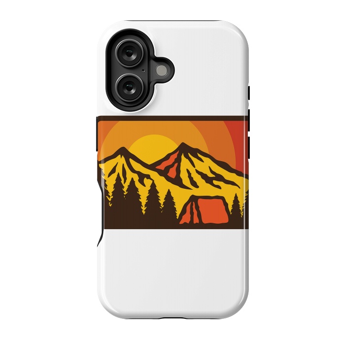 iPhone 16 StrongFit Camping Sunrise by Afif Quilimo