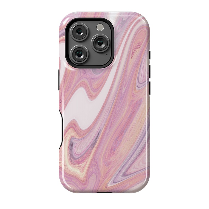 iPhone 16 Pro StrongFit Pink marble by Rose Halsey