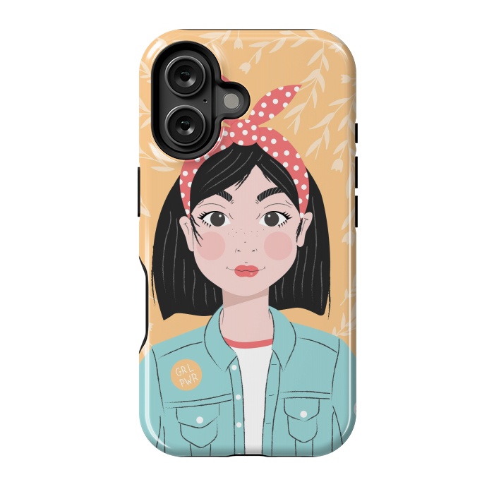 iPhone 16 StrongFit Denim Girl by Jelena Obradovic