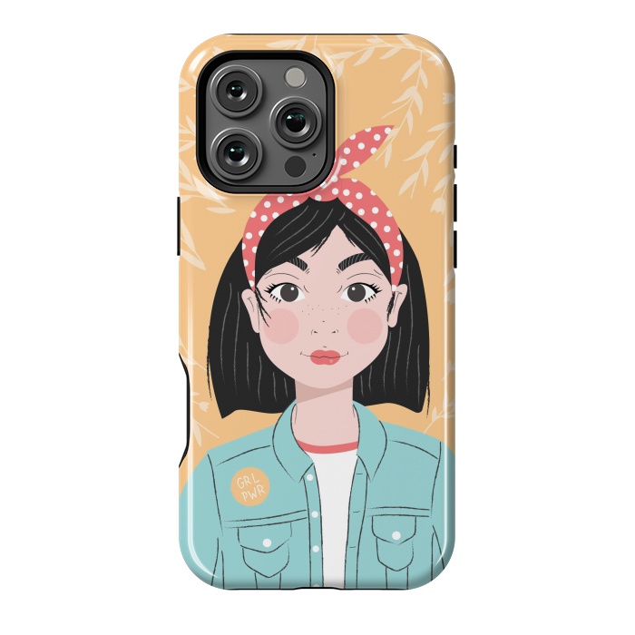 iPhone 16 Pro Max StrongFit Denim Girl by Jelena Obradovic