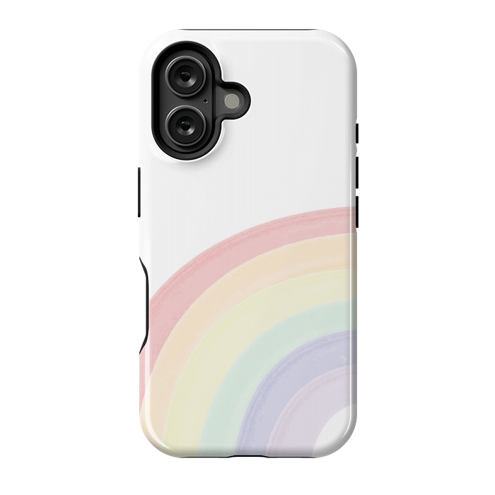 iPhone 16 StrongFit Pastel Rainbow by Martina