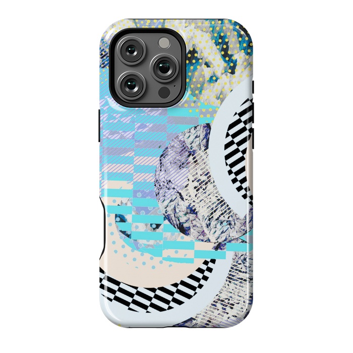 iPhone 16 Pro Max StrongFit Abstract geometric Memphis Art Deco design by Oana 