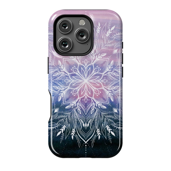 iPhone 16 Pro StrongFit Sky dust Mandala by Rose Halsey