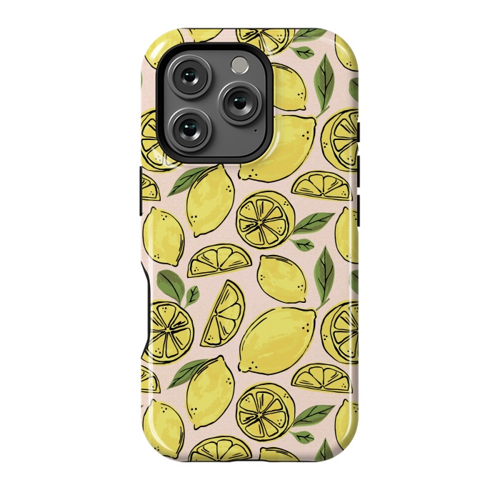 iPhone 16 Pro StrongFit Lemons by Melissa Lee