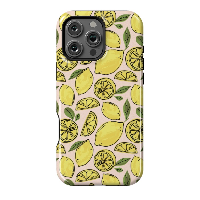 iPhone 16 Pro Max StrongFit Lemons by Melissa Lee