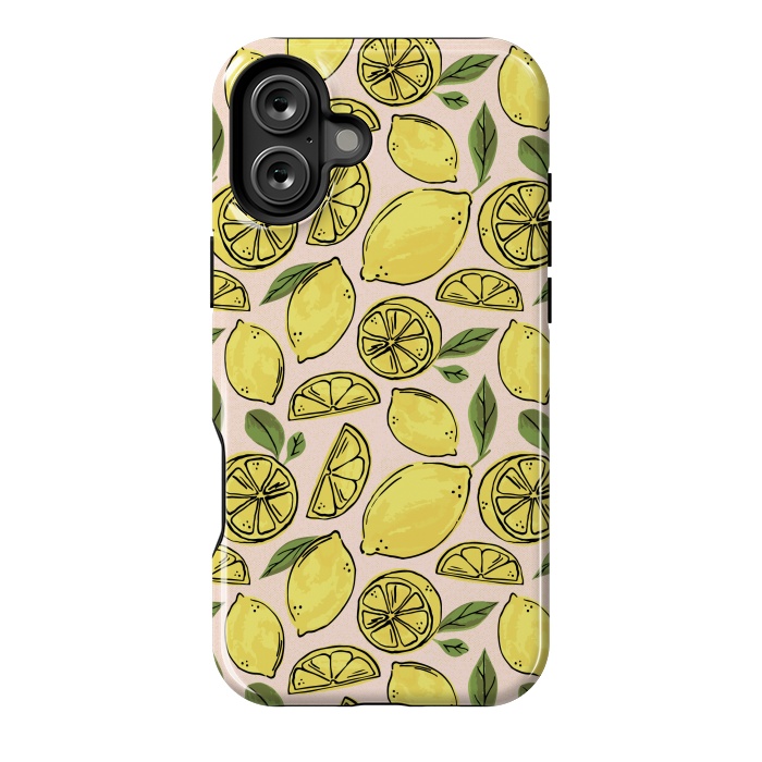 iPhone 16 Plus StrongFit Lemons by Melissa Lee