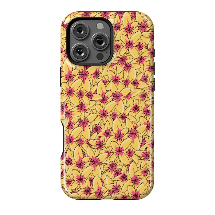 iPhone 16 Pro Max StrongFit Yellow blossom by Steve Wade (Swade)