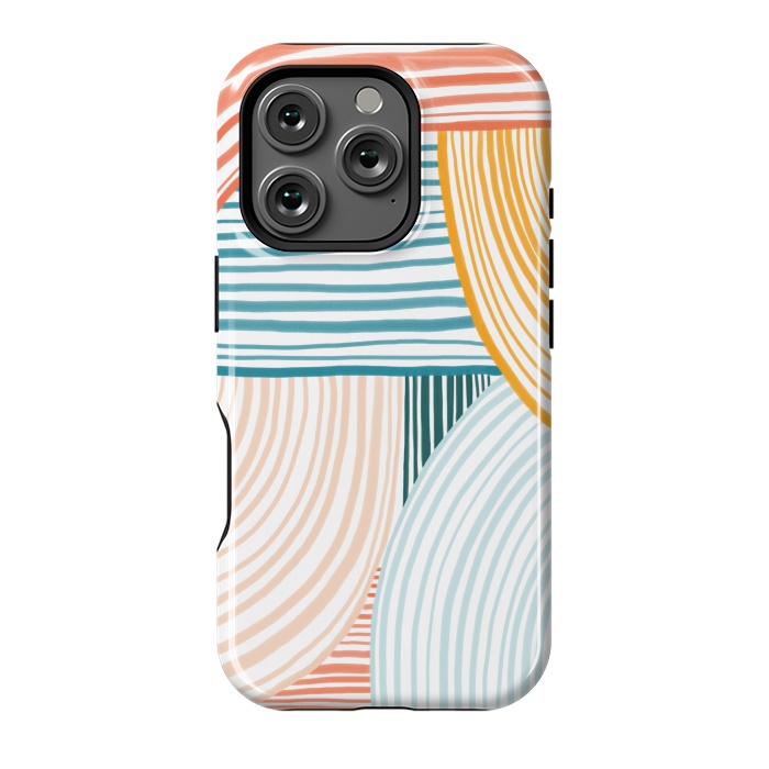 iPhone 16 Pro StrongFit Rainbow Layers by Kimberly Senn | Senn & Sons