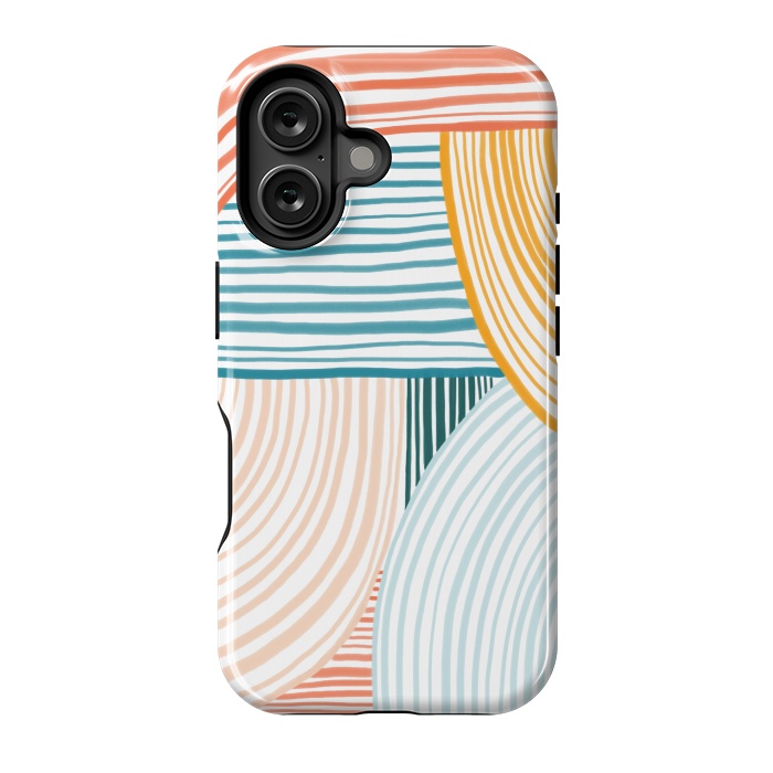 iPhone 16 StrongFit Rainbow Layers by Kimberly Senn | Senn & Sons