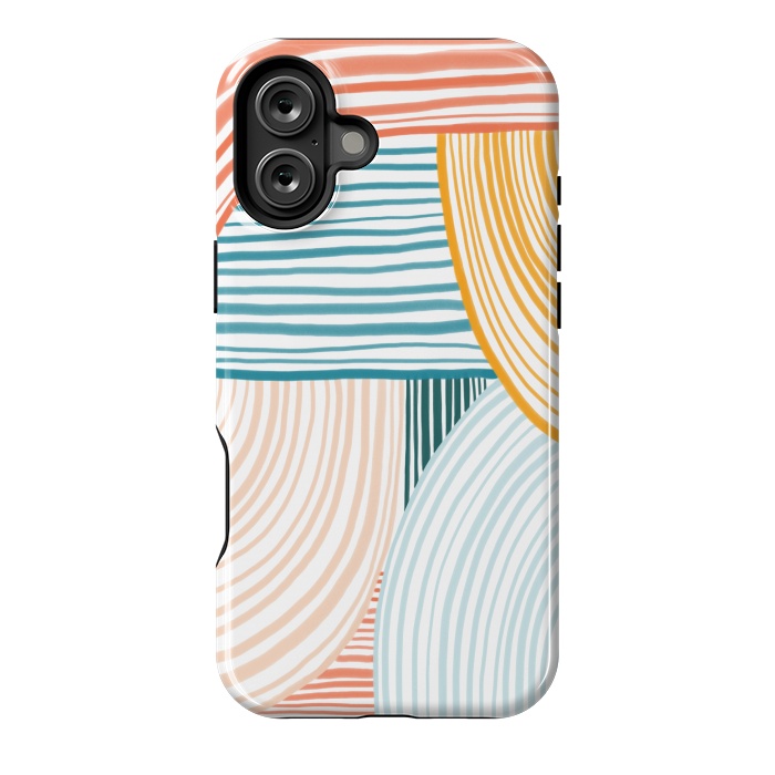 iPhone 16 Plus StrongFit Rainbow Layers by Kimberly Senn | Senn & Sons