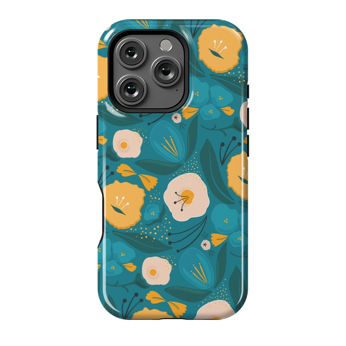 iPhone 16 Pro StrongFit Night Garden by Kimberly Senn | Senn & Sons