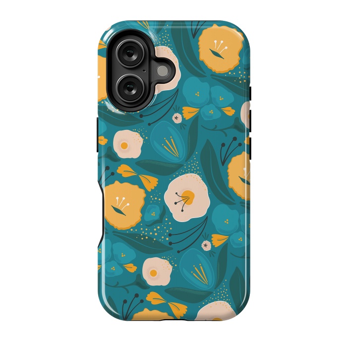 iPhone 16 StrongFit Night Garden by Kimberly Senn | Senn & Sons