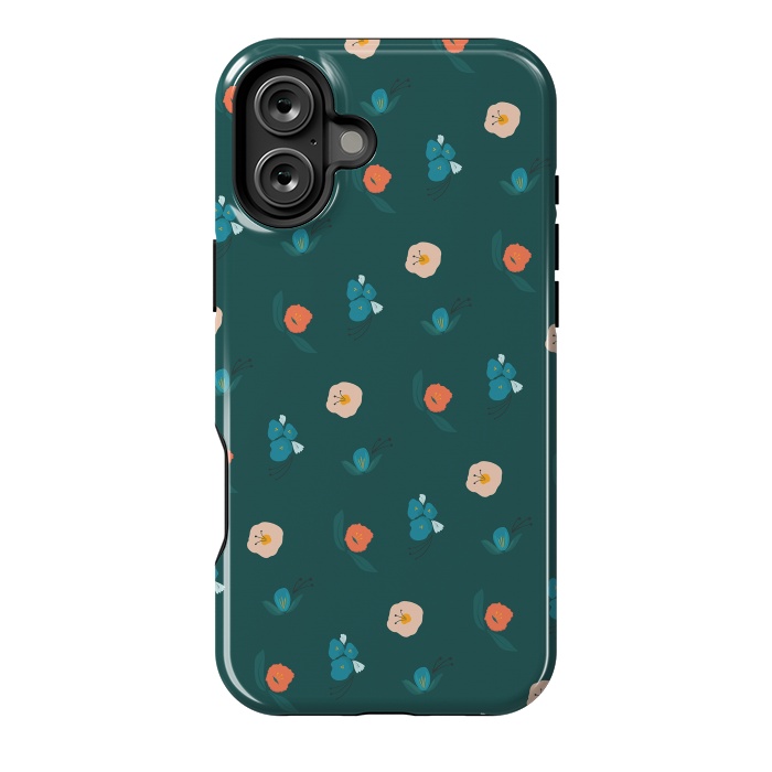 iPhone 16 Plus StrongFit Forest Flowers by Kimberly Senn | Senn & Sons