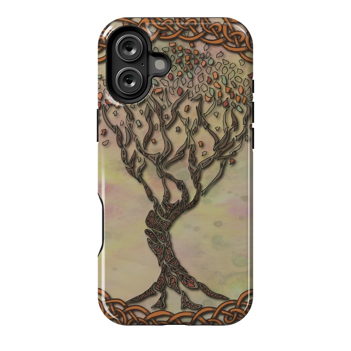 iPhone 16 Plus StrongFit Celtic Tree of Life II by Lotti Brown