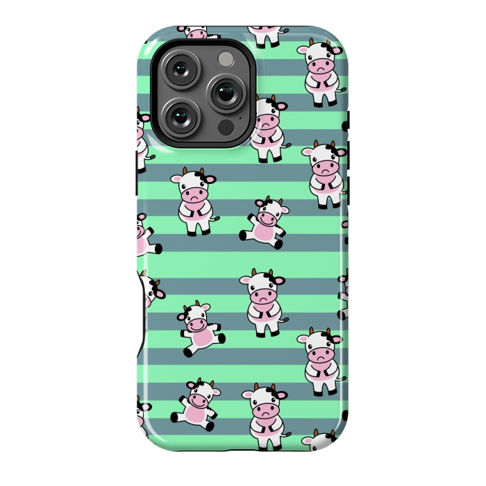 iPhone 16 Pro Max StrongFit CUTE COW PATTERN by MALLIKA