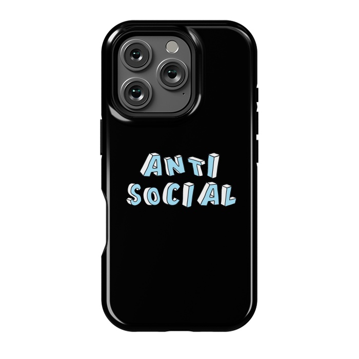 iPhone 16 Pro StrongFit Antisocial  by Winston