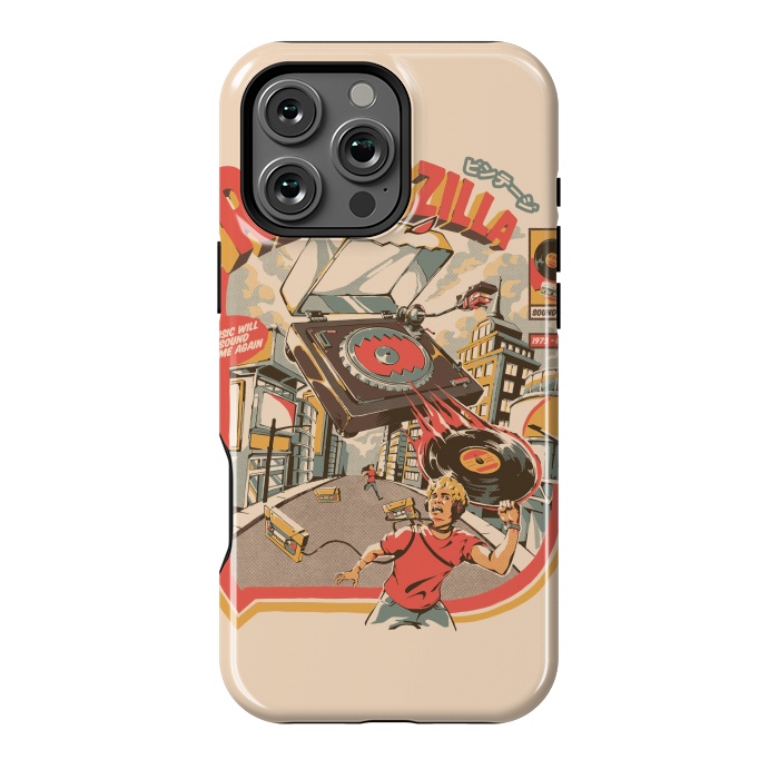 iPhone 16 Pro Max StrongFit Retro Soundzilla by Ilustrata