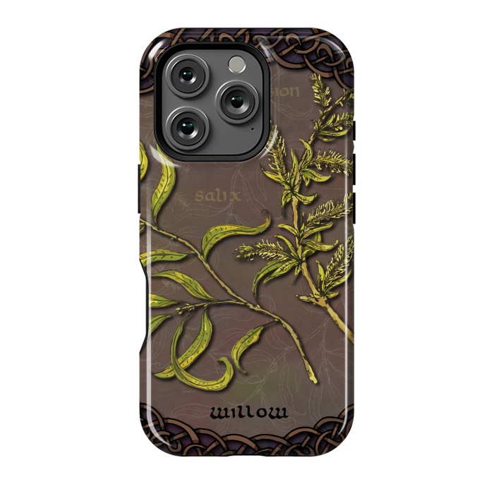 iPhone 16 Pro StrongFit Celtic Willow by Lotti Brown