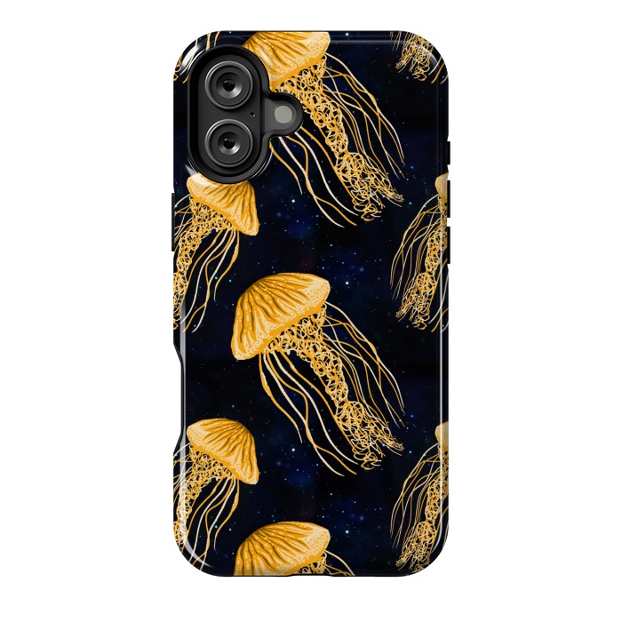 iPhone 16 Plus StrongFit Galaxy Jellyfish Pattern by Julie Erin Designs