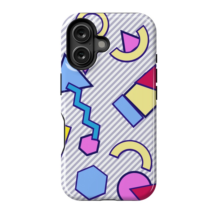 iPhone 16 StrongFit shapes graffitii pattern by MALLIKA