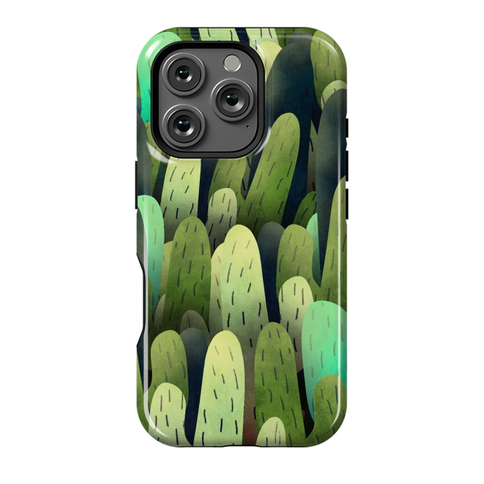 iPhone 16 Pro StrongFit The cactus fields  by Steve Wade (Swade)