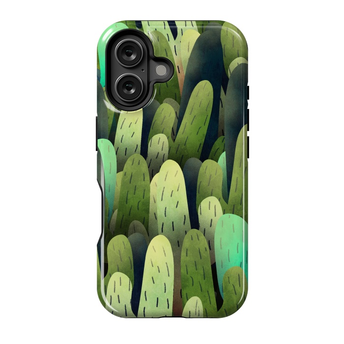 iPhone 16 StrongFit The cactus fields  by Steve Wade (Swade)