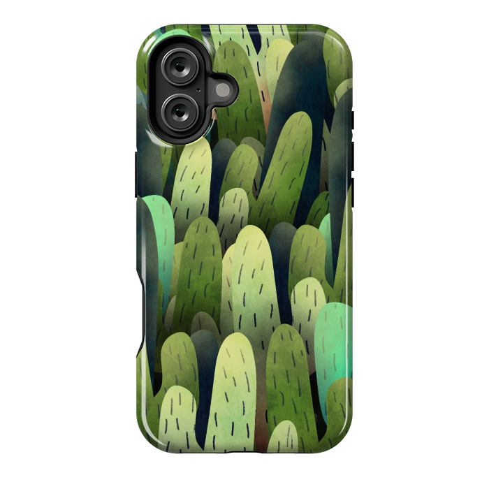 iPhone 16 Plus StrongFit The cactus fields  by Steve Wade (Swade)