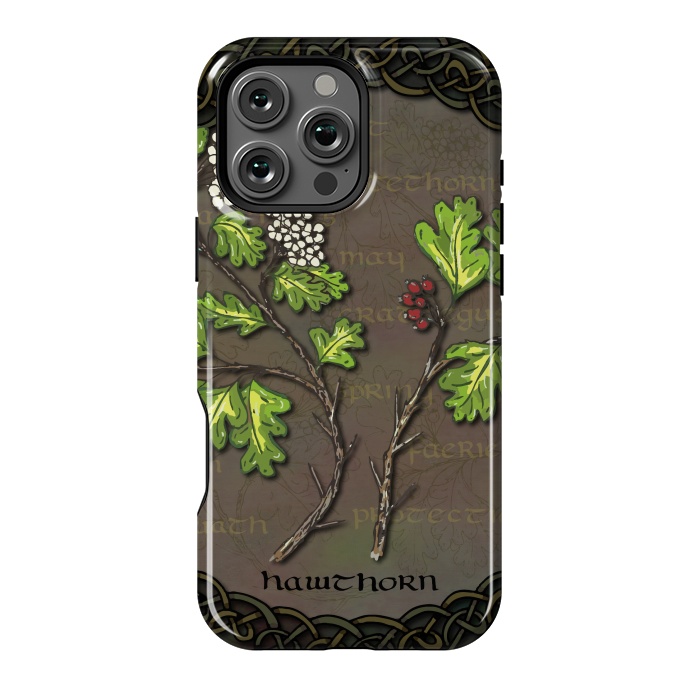 iPhone 16 Pro Max StrongFit Celtic Hawthorn by Lotti Brown