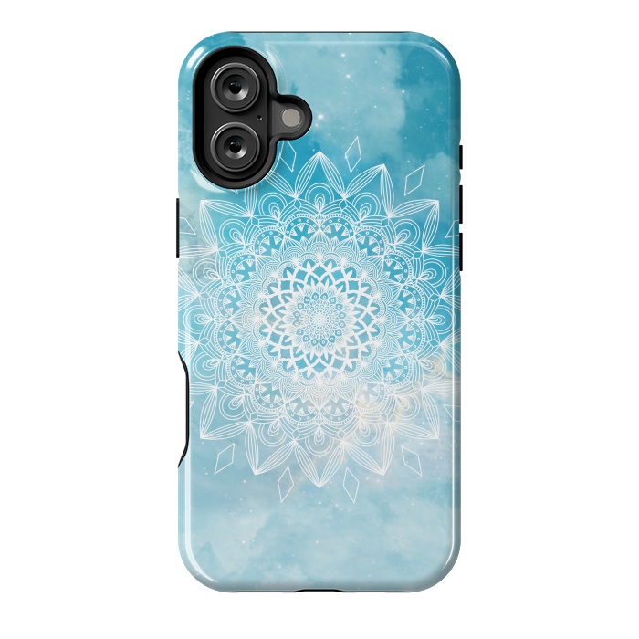 iPhone 16 Plus StrongFit Sky mandala flower by Jms