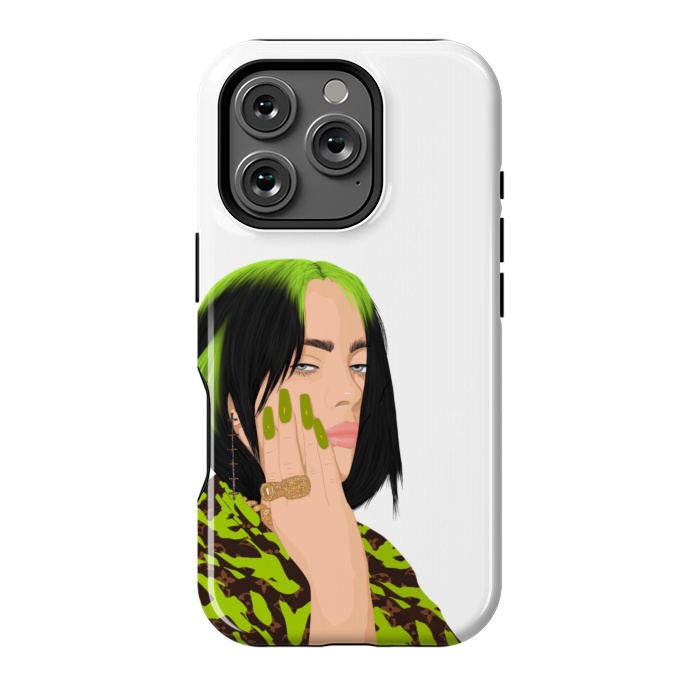 iPhone 16 Pro StrongFit Billie eilish green by Jms