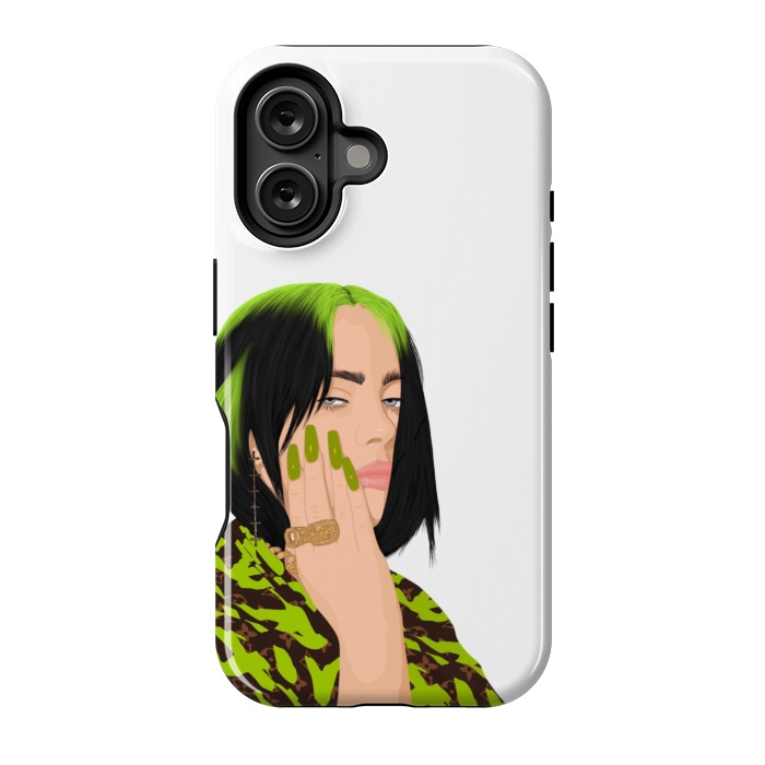 iPhone 16 StrongFit Billie eilish green by Jms