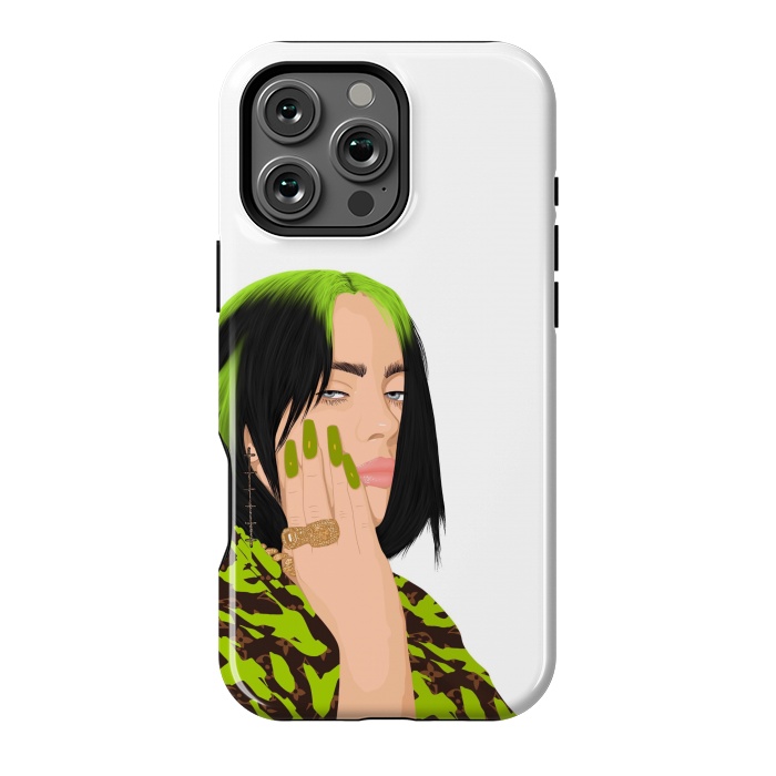 iPhone 16 Pro Max StrongFit Billie eilish green by Jms