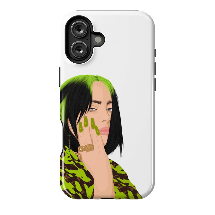 iPhone 16 Plus StrongFit Billie eilish green by Jms