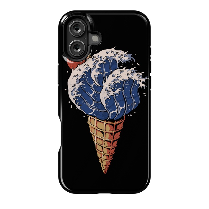 iPhone 16 Plus StrongFit Kanagawa Ice Cream  by Ilustrata