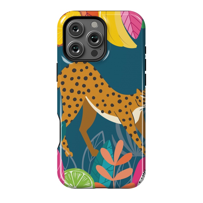 iPhone 16 Pro Max StrongFit Cheetah stretching in the wild by Jelena Obradovic