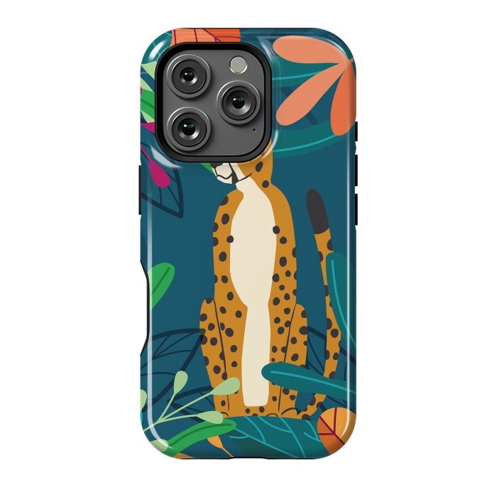 iPhone 16 Pro StrongFit Cheetah chilling by Jelena Obradovic