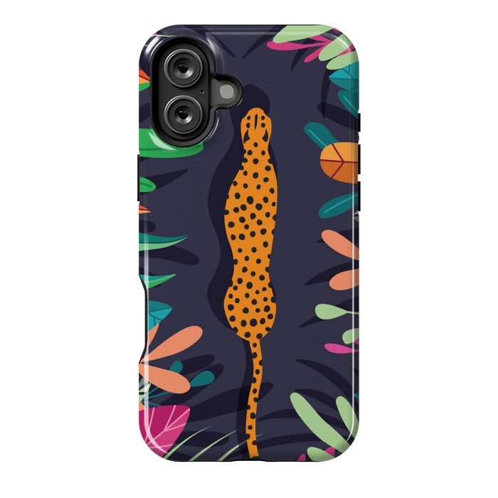 iPhone 16 Plus StrongFit Cheetah walking in the wild by Jelena Obradovic