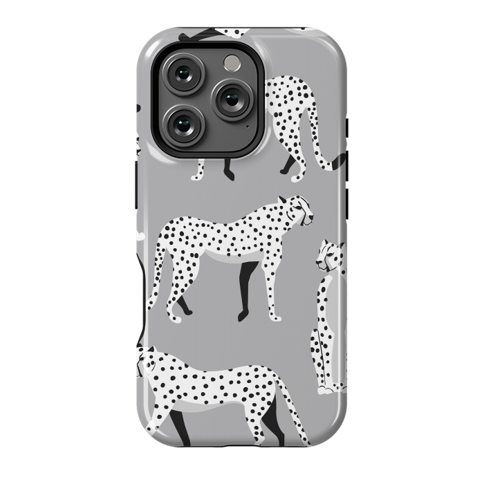 iPhone 16 Pro StrongFit Cheetah pattern 04 by Jelena Obradovic