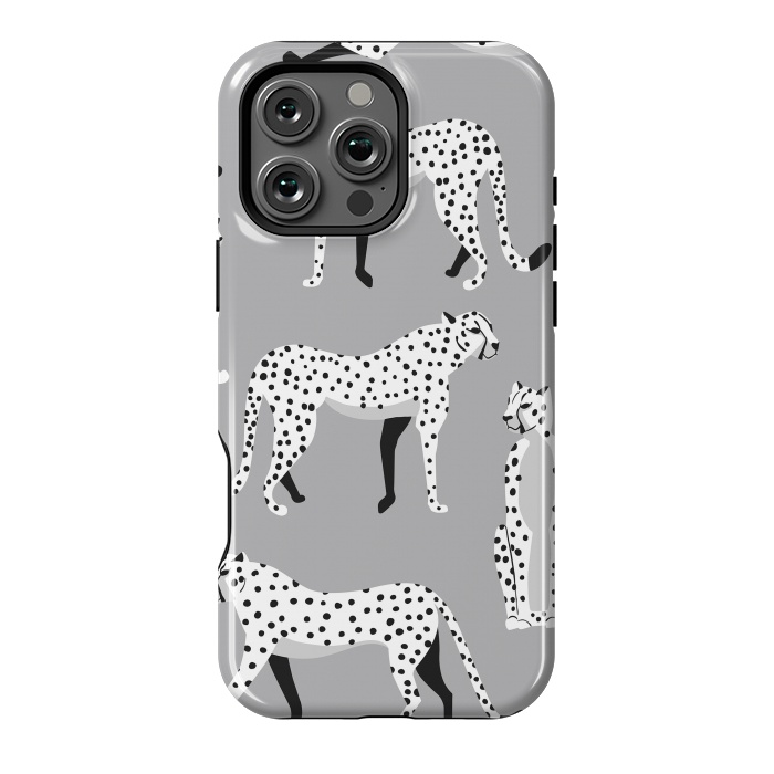 iPhone 16 Pro Max StrongFit Cheetah pattern 04 by Jelena Obradovic