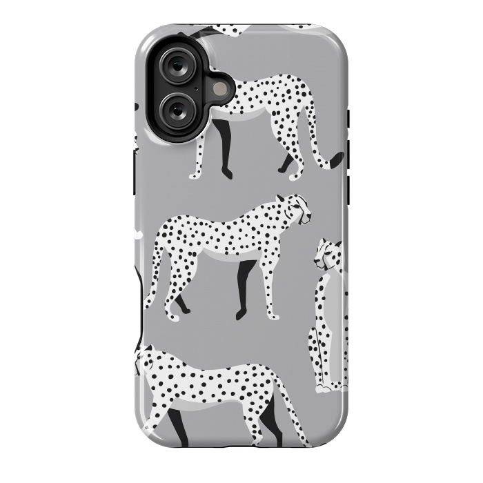 iPhone 16 Plus StrongFit Cheetah pattern 04 by Jelena Obradovic