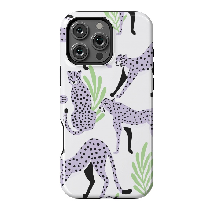 iPhone 16 Pro Max StrongFit Cheetah pattern 05 by Jelena Obradovic