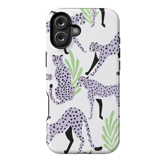 iPhone 16 Plus StrongFit Cheetah pattern 05 by Jelena Obradovic